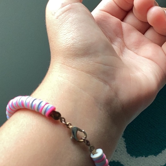 Pink gray purpleish bracelet - Picture 4 of 4
